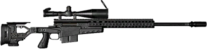 MX338 .338LM bolt action sniper rfile scope attached edtion