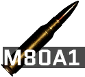 7.62x51mm M80A1