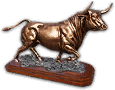 Bull statue