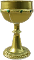 Antique Gold Goblet