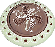 Antique Tea Plate - Yin